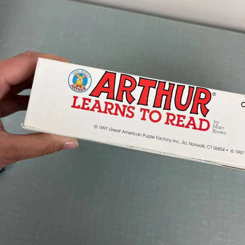 Vintage Arthur Learns to Read Puzzle 1997 Great American Puzzle Factory